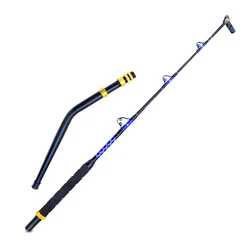 Caña de pescar pesada para pesca en el mar, 80lbs Accesorio con rodillos de 3 + 1, 100lbs y 130lbs, ideal para el invierno, 1,8 m