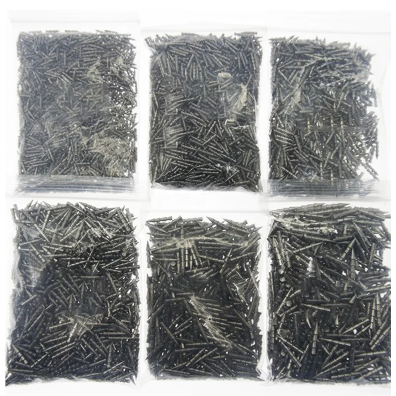 Pin de inserción de plomo de acero de tungsteno, plomada de Luya, gusano suave, fideos, pesca rápida, accesorios de equipo de pesca de alto tungsteno, 100 piezas - imagen 3