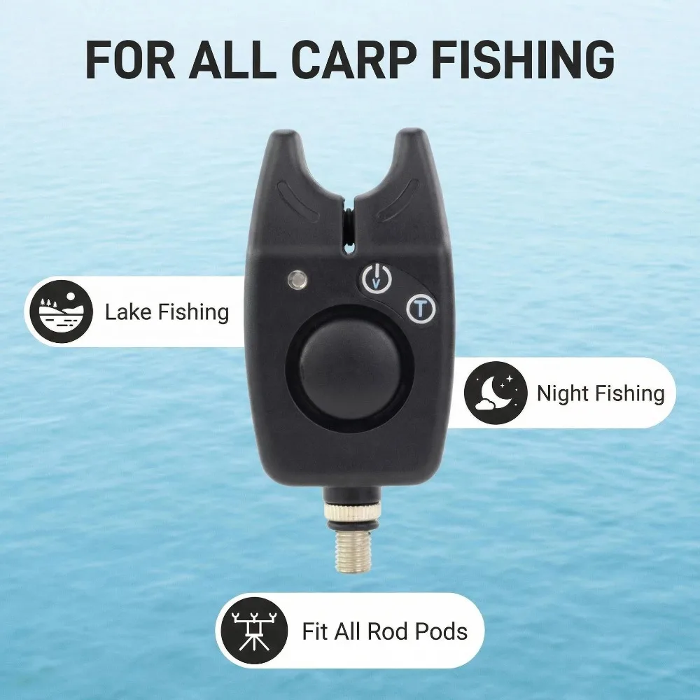 Hirisi N36 Alarma de Pesca Volumen Ajustable – Equipo Electrónico