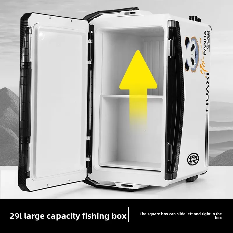 Caja de pesca elevada poliuretano 29L asiento alto multifuncional - imagen 5