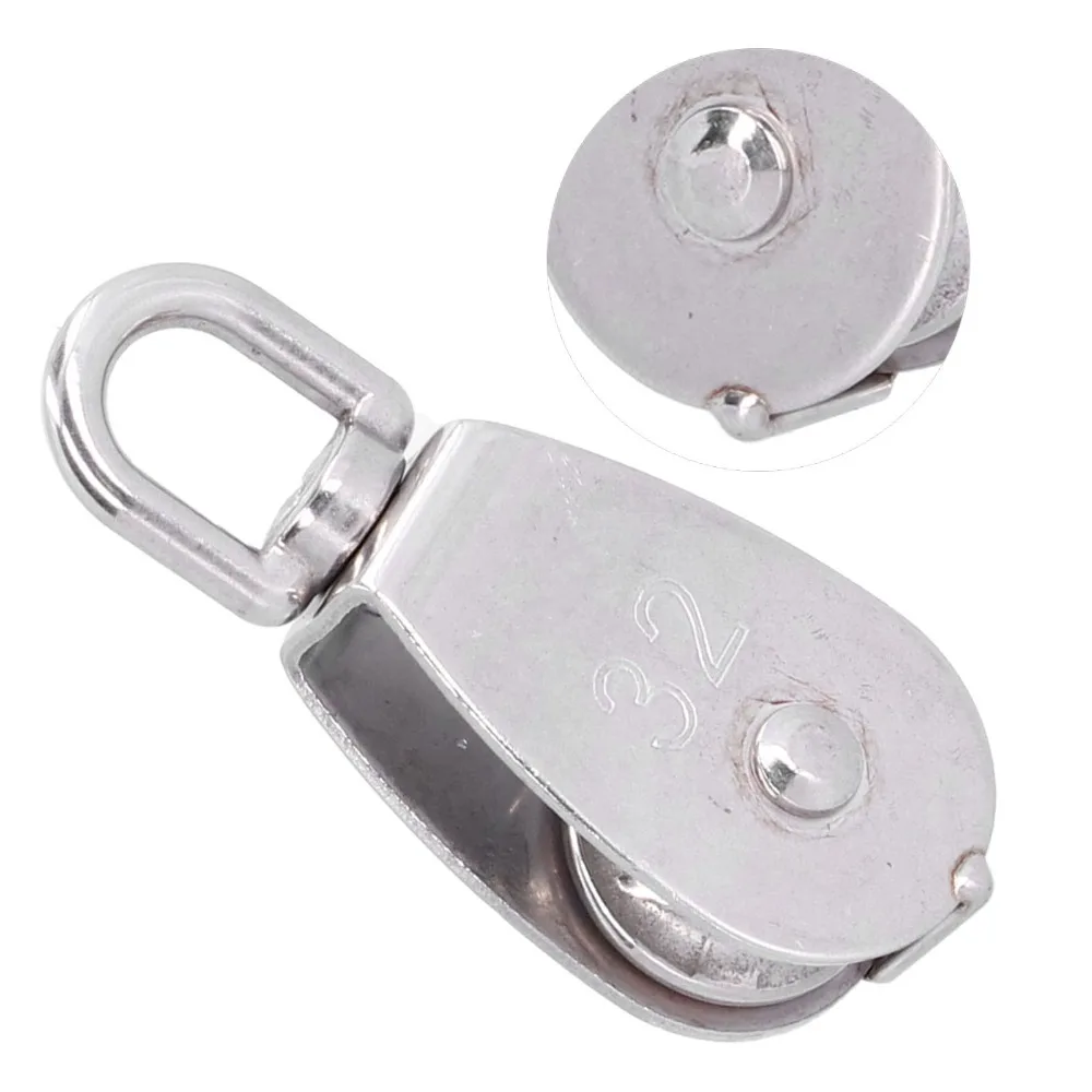 Polea giratoria acero inoxidable 304 para pesca embarcación - imagen 2