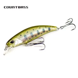 Countbass Afundando Minnow 60 mm 2-23/64" 4,5 g 5/32 oz. Cebos duros de plástico, señuelos de pesca para pescadores Wobblers