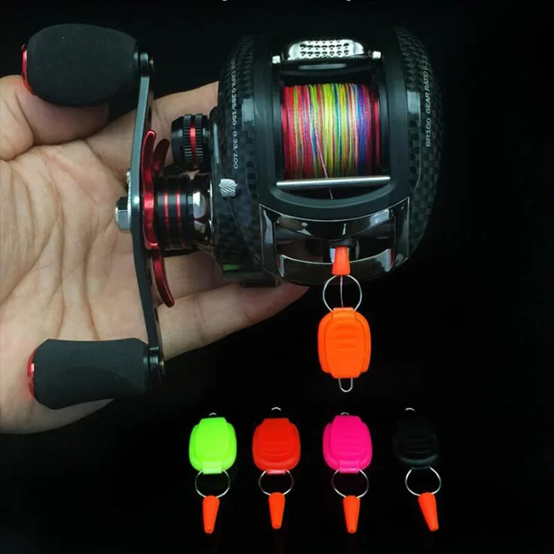 2 unids/lote carrete de Baitcasting soporte de línea de pesca hebilla para tambor carretes de pesca fundidos aparejos de pesca accesorios equipo - imagen 2