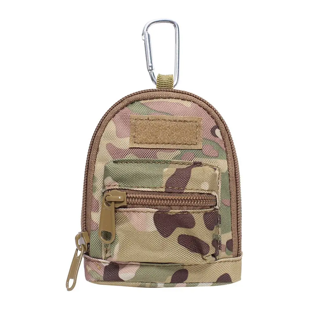 Bolsa de herramientas 1000D duradera de viaje, bolsa de nailon, monedero, riñonera portátil impermeable con mosquetón, riñonera Molle - imagen 2