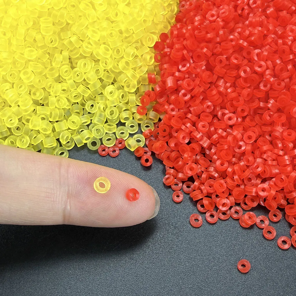 Bandas elásticas bicolor para cebo - Anillos carga rápida pesca - imagen 2