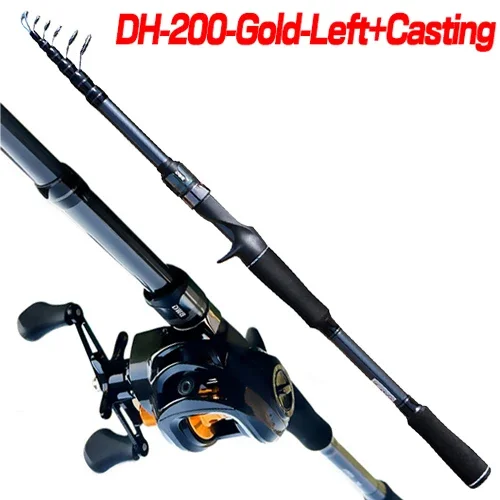 Left-Reel Cast-Rod