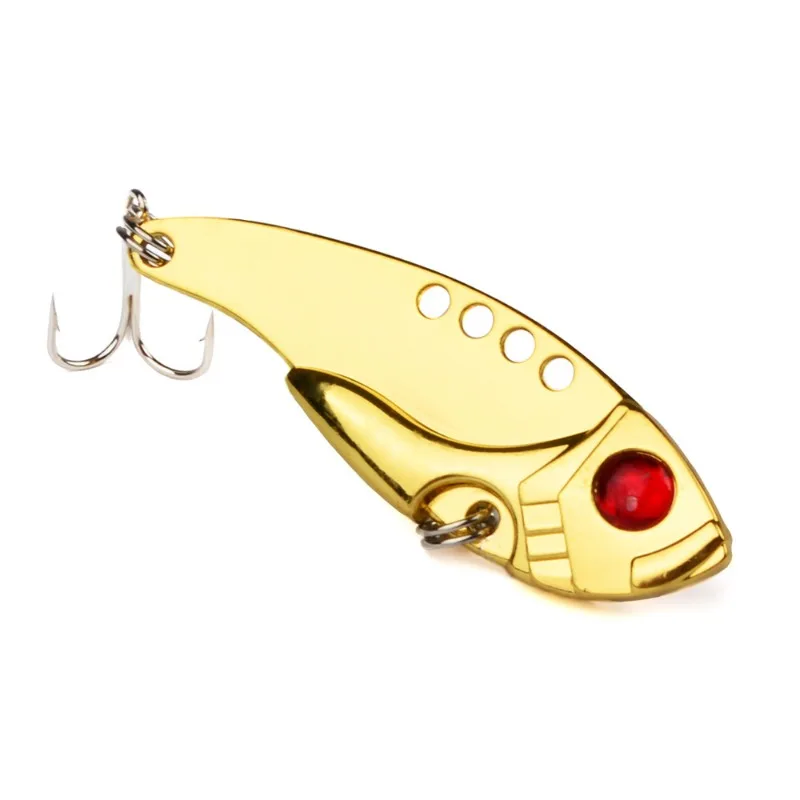 Señuelo de pesca de Metal VIB con cuchara de vibración, cebo duro artificial, crankbait para lubina, 11g/6cm, 1 parte - imagen 5