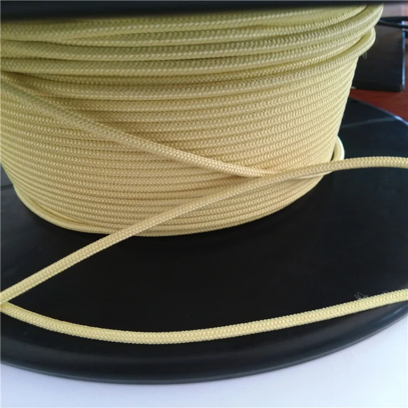 Cuerda de fibra de aramida, hilo de pesca de 2/3/4/5/6mm, anzuelos de pesca Jigging, alambre trenzado atado ignífugo, cuerda de punto ignífuga - imagen 5