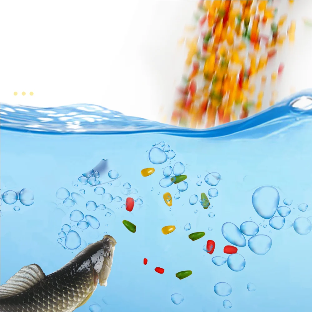 Nuevo 500G sabor compuesto tricolor procesamiento natural material de anidación aditivos de musk cebo de carpa cruciana pellets cebo de carpa - imagen 5