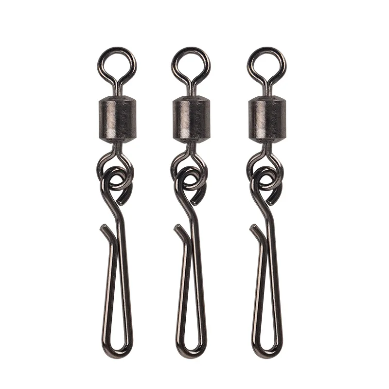 1000 Uds conector de Pesca Pin rodamiento giratorio de acero inoxidable Snap anzuelo señuelo giratorios aparejos accesorios Pesca