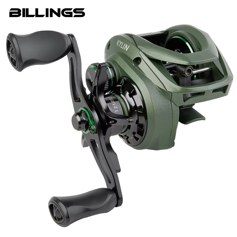 BILLINGS Baitcasting ultraligero 7.2:1 – Carrete 8KG arrastre