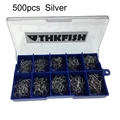 500pcs silver