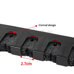Soporte vertical modular para cañas de pescar – Organizador de pared