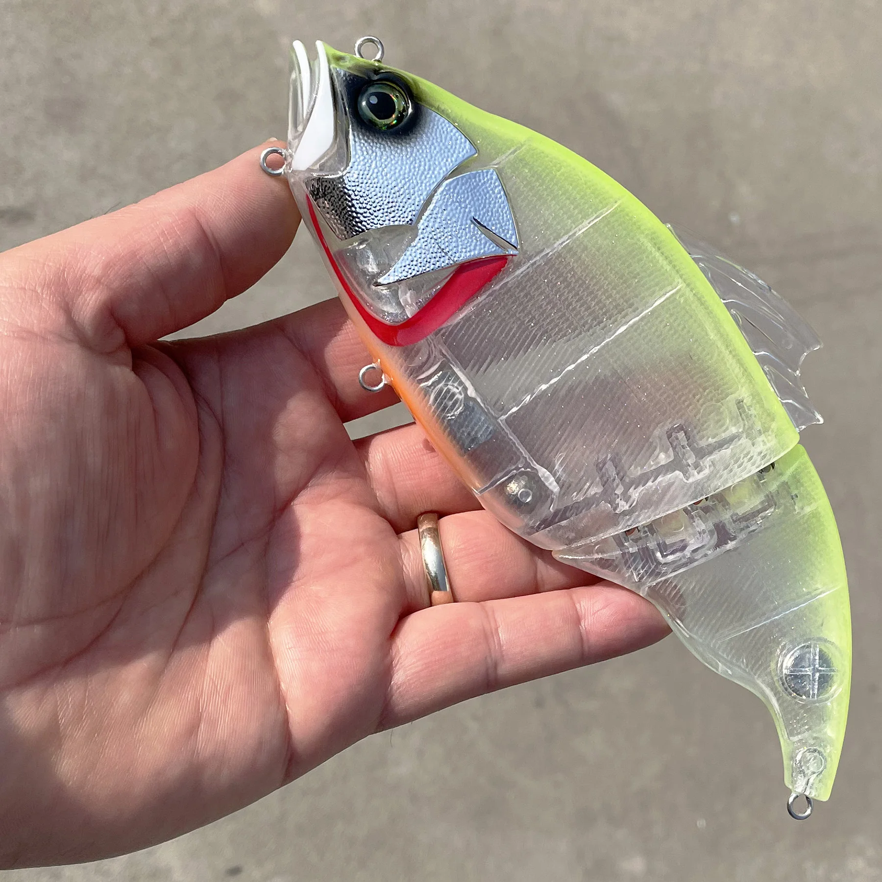 CF Lure-Señuelos de Pesca flotantes, cebos duros Crankbait, cebo articulado, 190mm, 135g - imagen 5