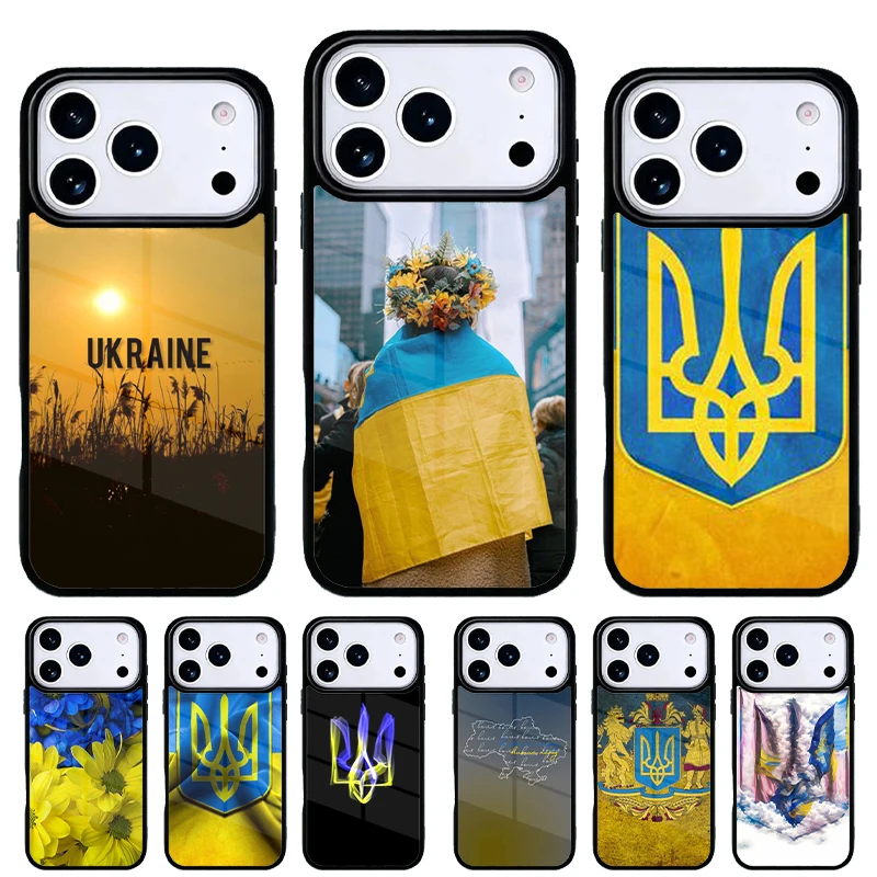 Funda iPhone con Bandera de Ucrania – Carcasa Trasera