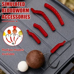 Señuelo de vinilo Blood Worm para carpa – Alineador Quick Flip