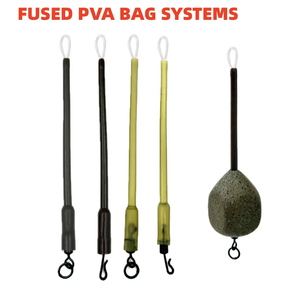 Línea de pesca de carpa líder, inserto en línea de plomo, bolsa sólida de PVA, accesorios para aparejos de pelo, pluma fundida de aparejos terminales de hooklink - imagen 2