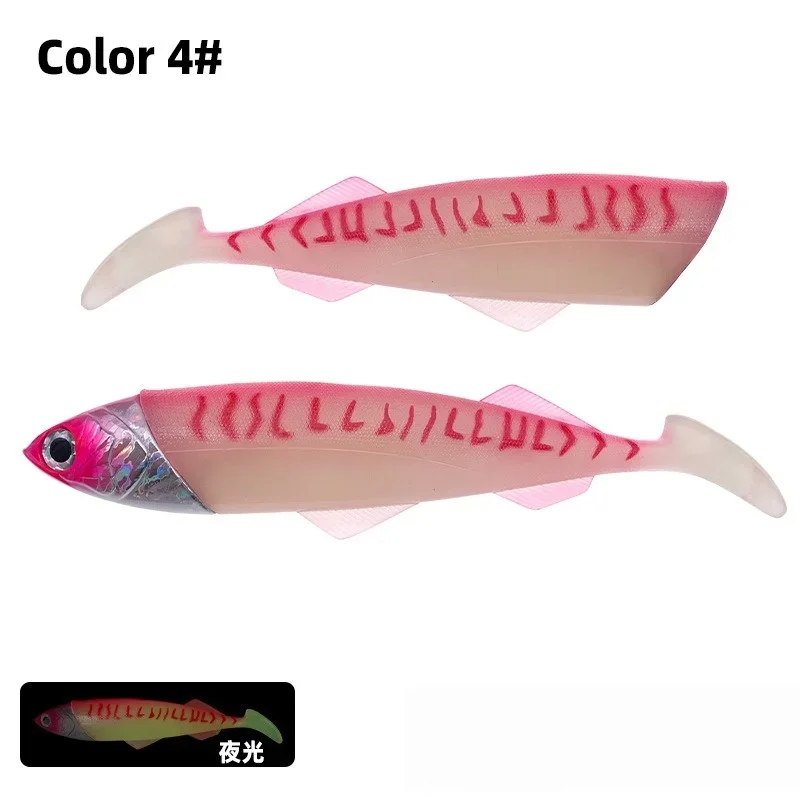 Jig Head Metálico para Vinilo Grande – Señuelo Pesca Mar Profundo - imagen 5