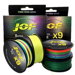 Línea de pesca de PE trenzada multifilamento X9, 100M, extremadamente fuerte, 20/24/35/40/50/65/80LB, resistente a la abrasión, cable de agua salada