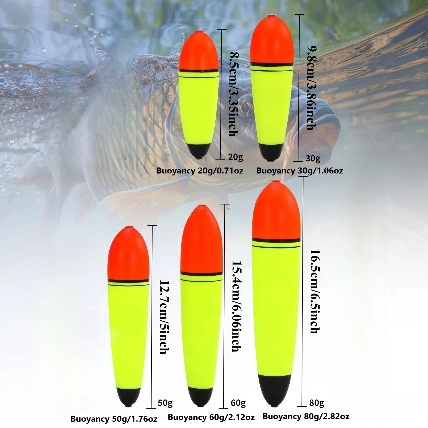 Flotador de Pesca EVA para Rock Fishing – Alta Visibilidad en Mar - imagen 2