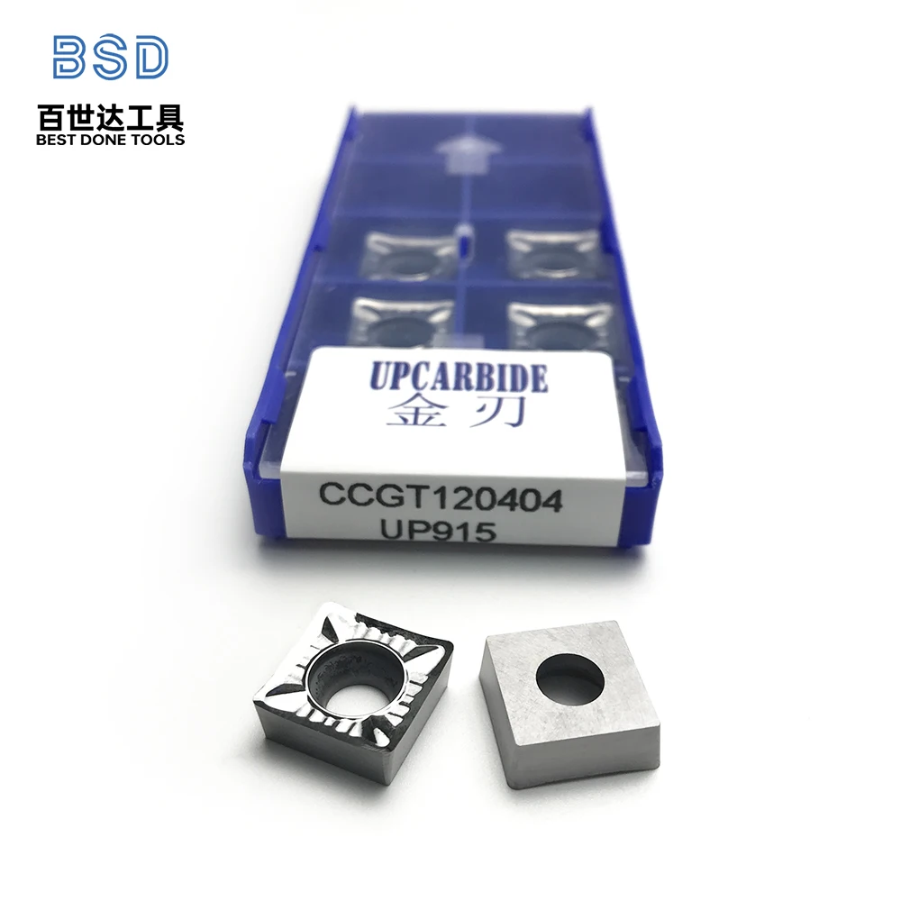 10 unids/caja CCGT120404 insertos de carburo |   Herramientas de torneado de torno CNC para procesamiento de aluminio - imagen 2
