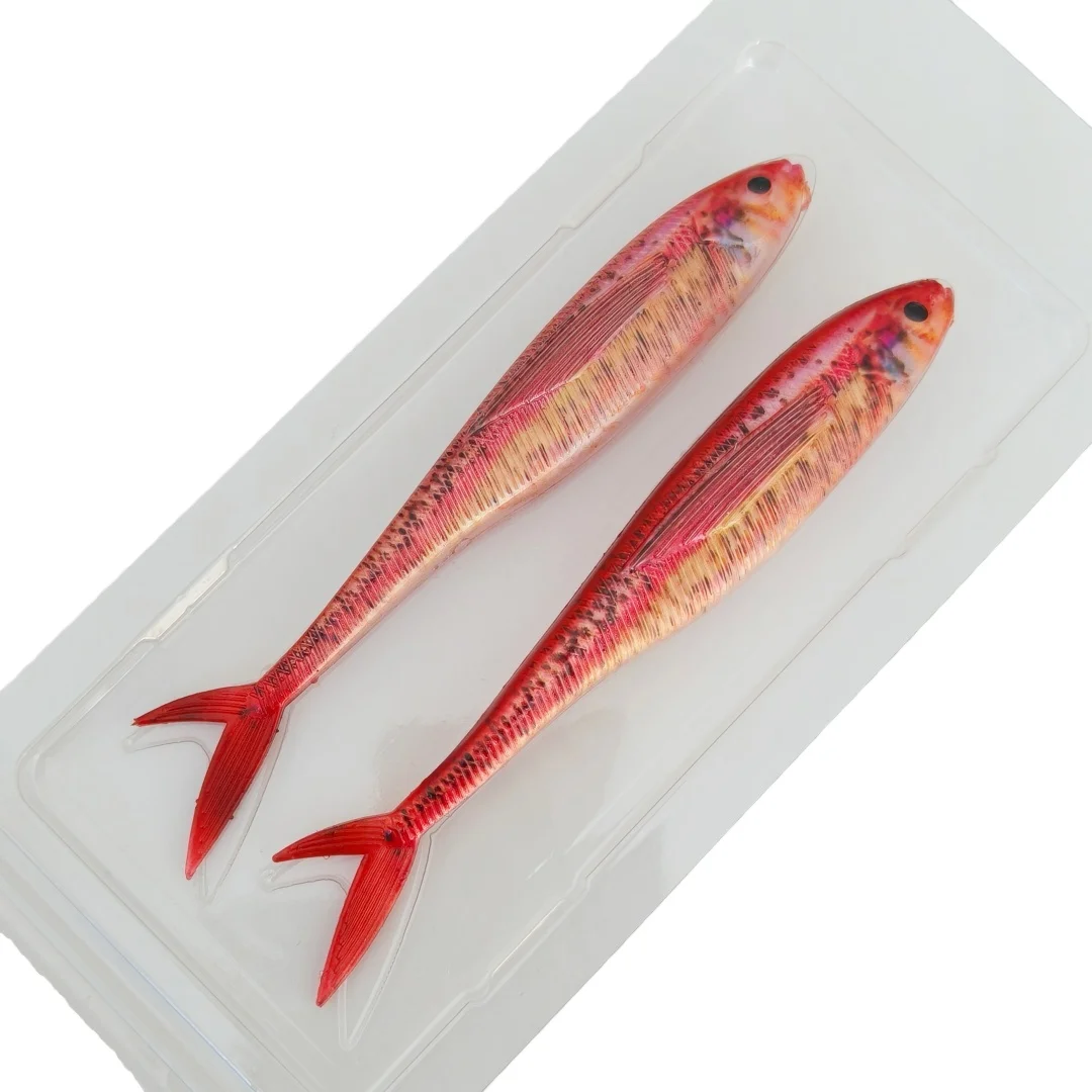 Swolfy Señuelos Macarela 3D – Cebos Silicona Mar