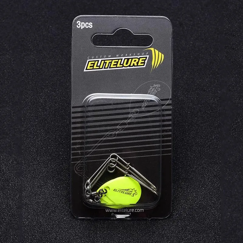 EliteLure Mustang-Cebo duro de lentejuelas, cebo duro compuesto versátil, pesca salvaje de Pit negro para señuelo de lubina con moño rizado, cebo falso - imagen 4