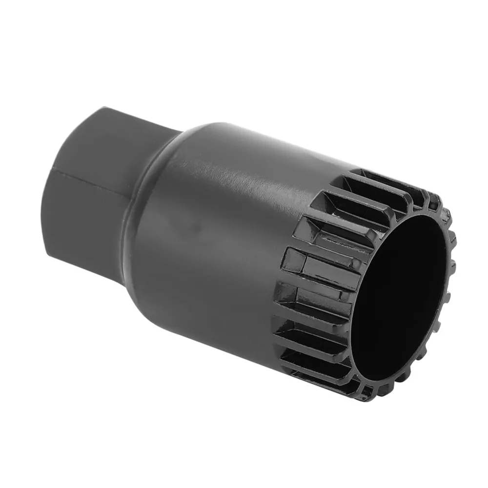 1 Juego de Extractor de manivela de bicicleta de acero al carbono, herramienta de reparación de bicicletas de alta resistencia plateada + negra, removedor de soporte inferior, mantenimiento de bicicletas - imagen 5