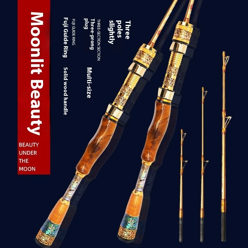Caña de pesca fibra de vidrio Taoyuan – Microplomo ligero para mar