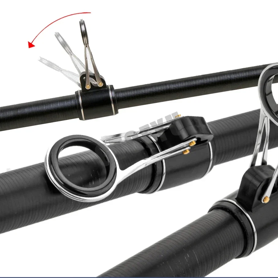Caña telescópica de carbono para lance largo y pesca en barco - imagen 3