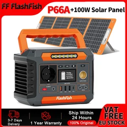 FF Flashfish P66A Estación de Energía Portátil 200W con Panel Solar