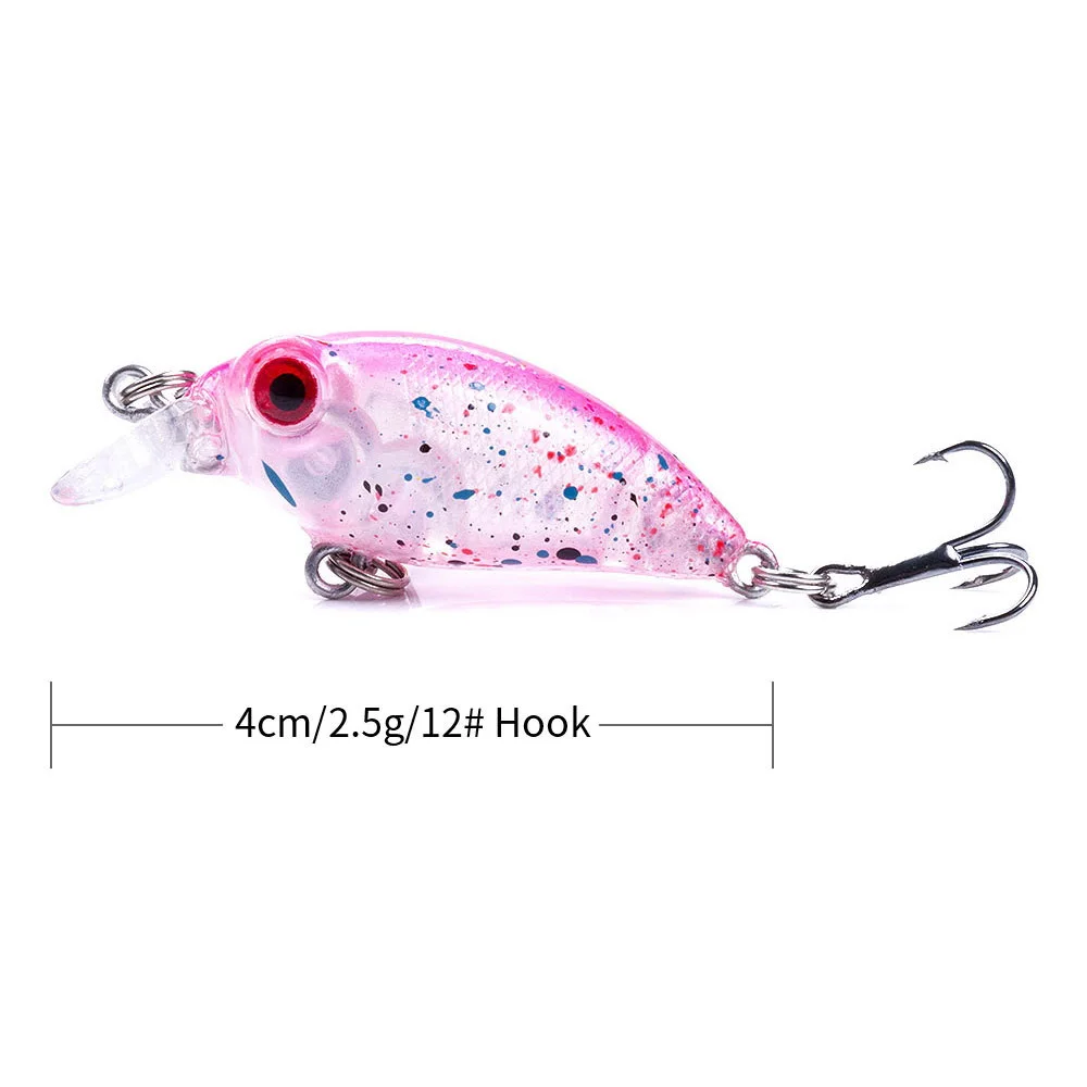 Señuelo Crankbait flotante 40mm – Minnow artificial de plástico duro