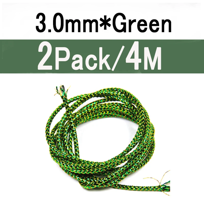 2packs green braid