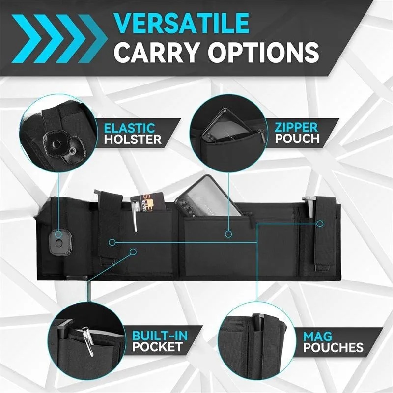 Funda Pistola Banda Abdominal Oculta con Portacargadores para Caza - imagen 2
