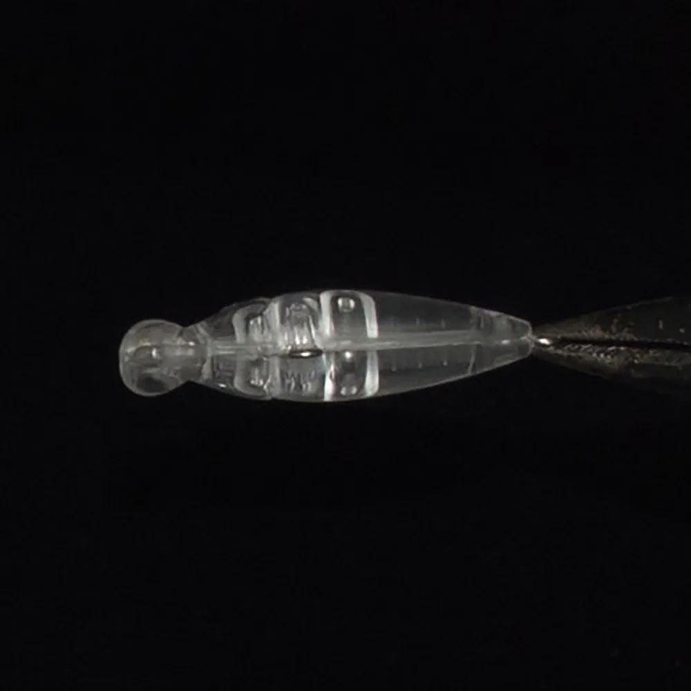 Countbass 10 Uds. Señuelos duros en blanco, 35mm/1,4 "1,6g/0,06 oz, pececillo que se hunde, cebos de pesca sin pintar, Wobblers, cebos duros de agua dulce - imagen 5