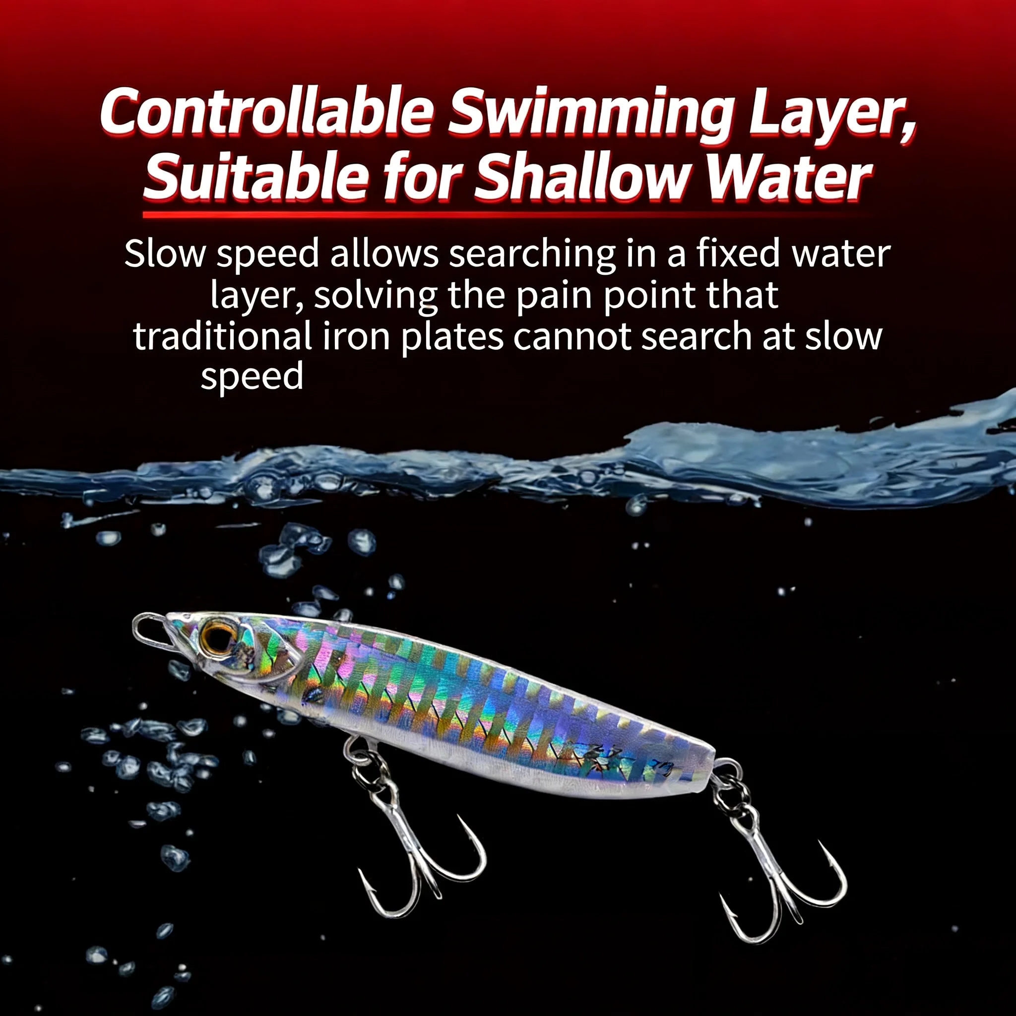 EWE Flash Jig metálico volador para lubina - imagen 4