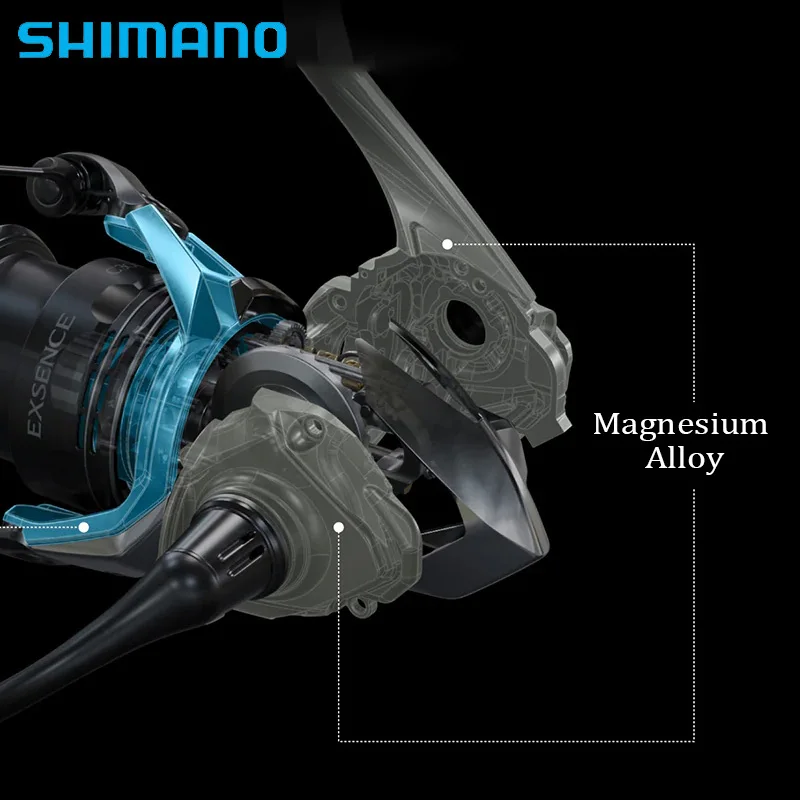 SHIMANO 2025 nuevo carrete giratorio ligero EXSENCE 180-225g 11 + 1 MGL INFINITY ANTI-TWIST carrete de pesca resistente al desgaste - imagen 4