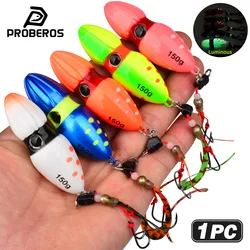 Jig Deslizante Proberos Calabaza – Anzuelo Mariposa con Falda Luminosa