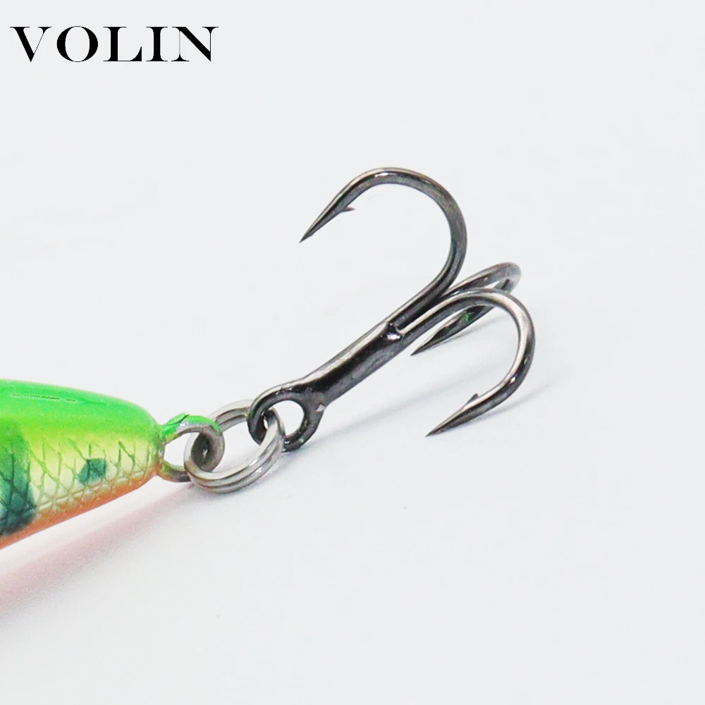 VOLIN-Cebo Minnow que se hunde, 50mm/3,5g 65mm/8g, señuelo de pesca, trucha, salmón, Mini Wobblers, Micro cebos, nuevo, 1 unidad - imagen 4