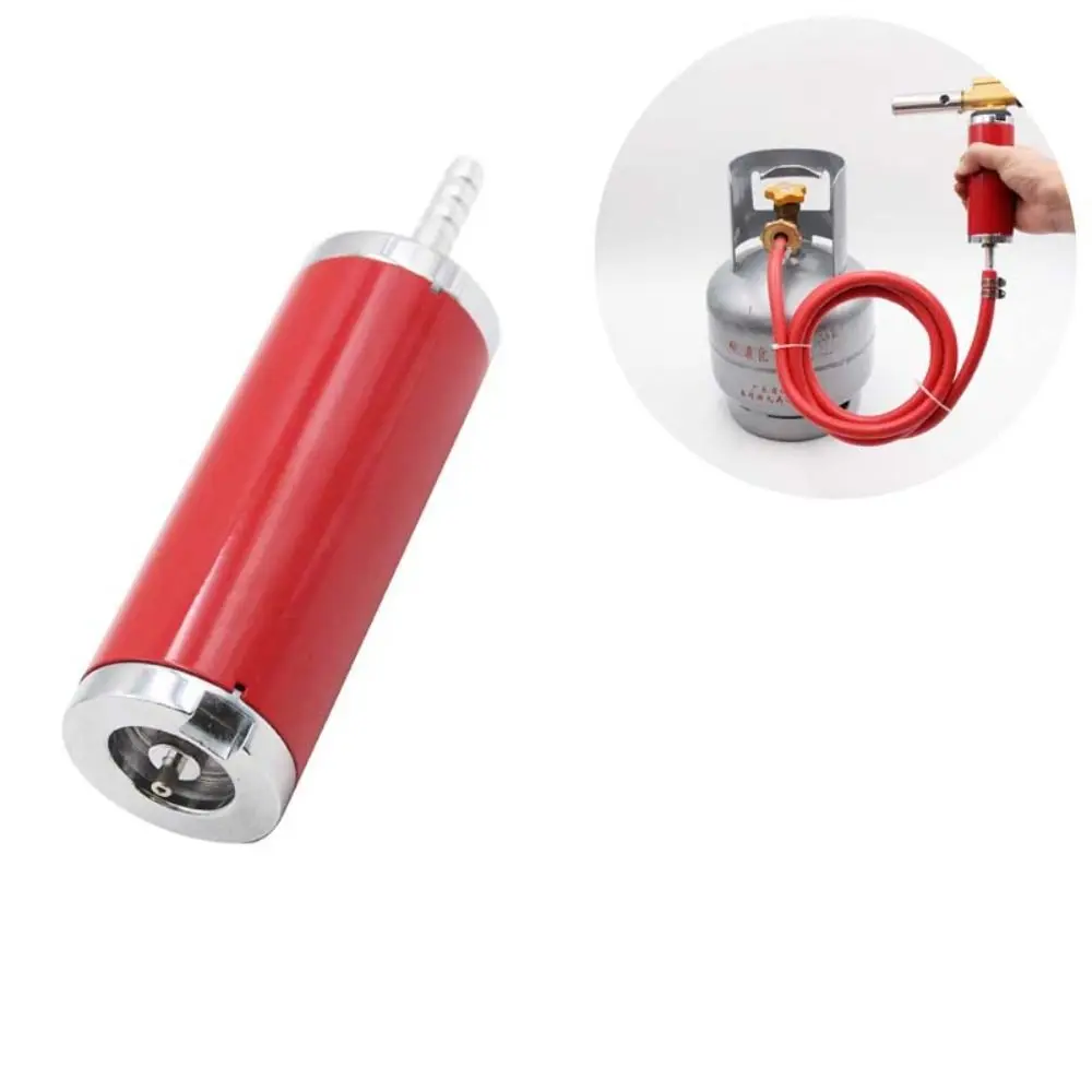 Adaptador de lanzallamas de casete de aleación de Zinc, convertidor de tanque de Gas duradero para exteriores, suministros de compatibilidad rojos, adaptador de Gas para cocina - imagen 3