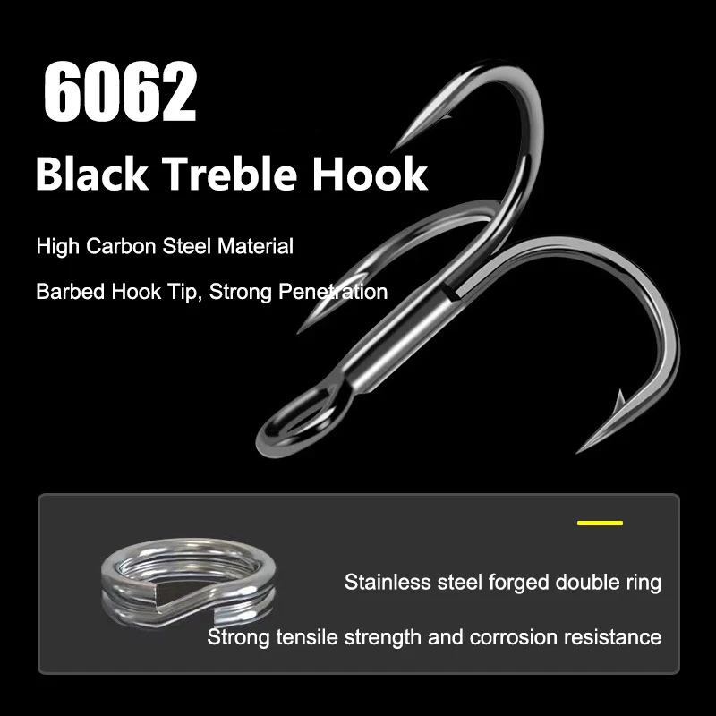 Cebo duro Luya Griffon flotador, superficie de cebo ABS poco gordo, corbata de Diamante Negro 3,8 con placa de lengua, 5g/6062 cm, 1 pieza - imagen 3