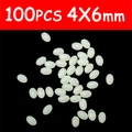 4x6mm 100pcs white