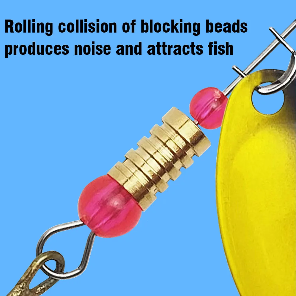 16 unids/pack accesorios de pesca plomo de cobre y latón para Señuelos de Pesca 0,8g/1g/2,8g ﻿ - imagen 4