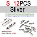 S 12pcs Silver