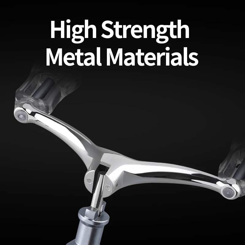 Carrete de pesca giratorio LINNHUE 1000-4000, mango de repuesto, doble agarre hueco, aleación de aluminio, mango plegable de varios colores - imagen 5