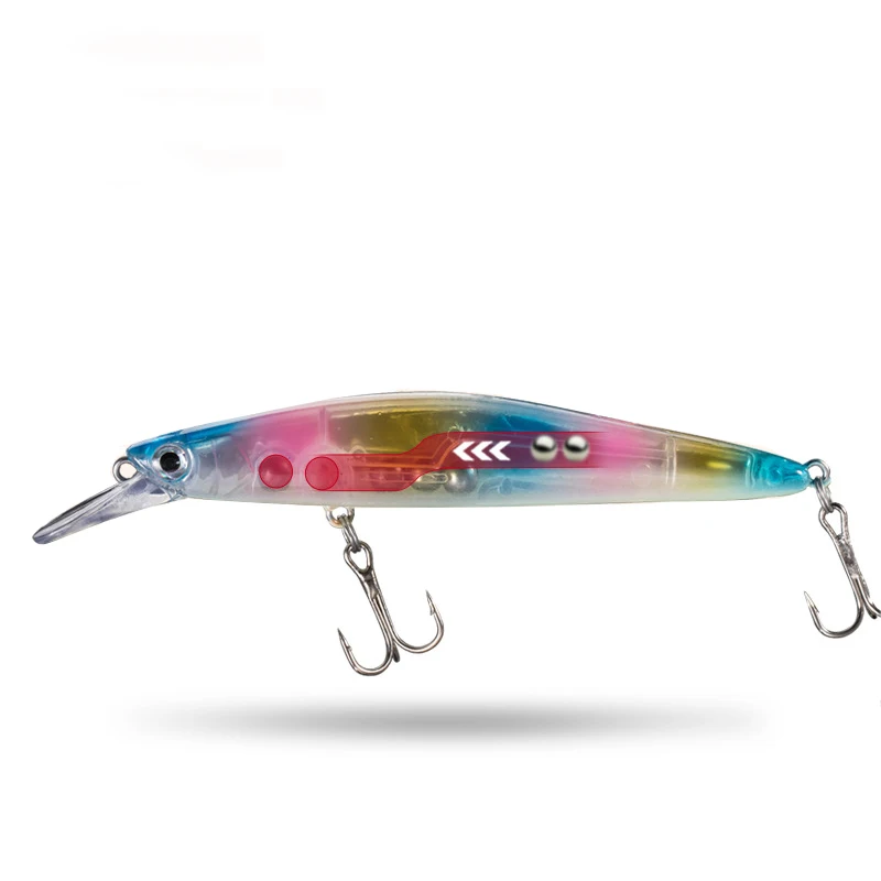 Señuelo de pesca de hundimiento lento, cebo duro Minnow, Wobblers, Swimbaits, Bass Crankbaits, aparejos de pesca, 14g, 12cm - imagen 3