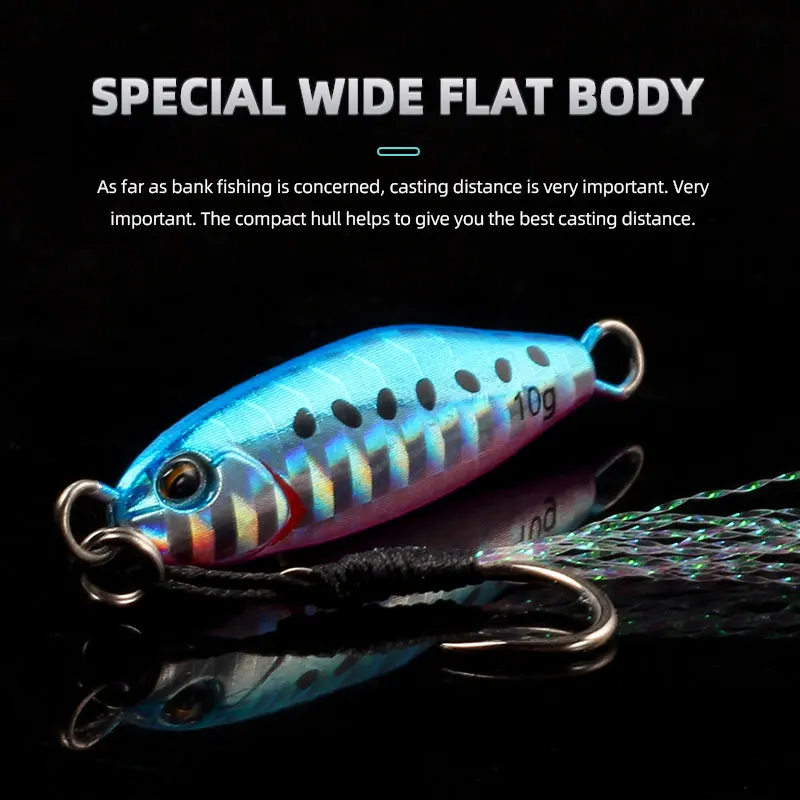 Magic Works Metalen Lokken Micro Jig Vissen Goederen 3g 5g 7g 10g Kunstaas voor Zeevissen Nep Vis Kunstmatige Zoutwater Aas - imagen 4