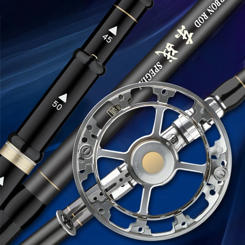 Caña De pescar ultraligera sin hilo, 28 Tune, caña De mano superdura, tres posiciones, sección corta portátil - imagen 4