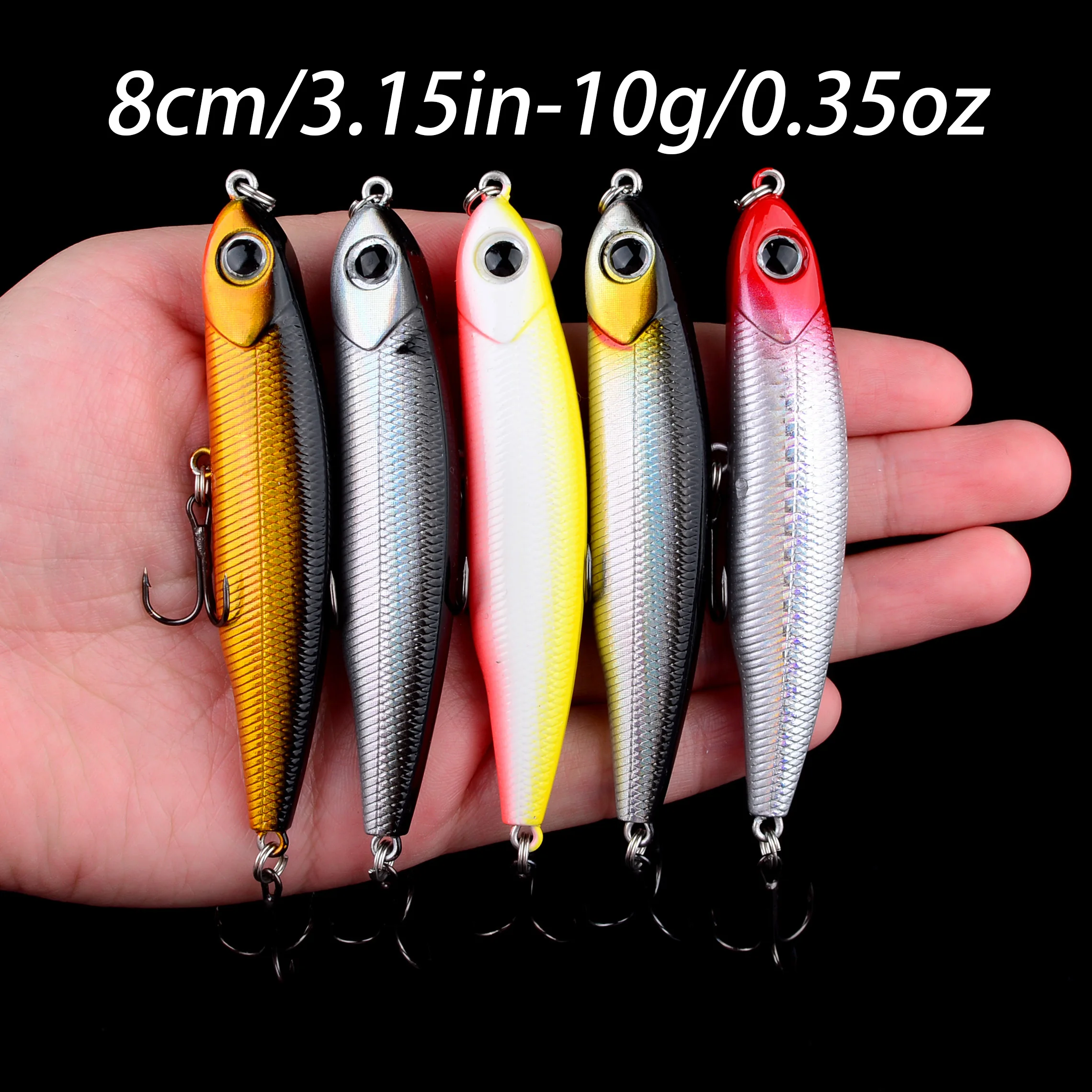 Señuelo lápiz hundente para lubina – Cebo duro trolling y jigging - imagen 3