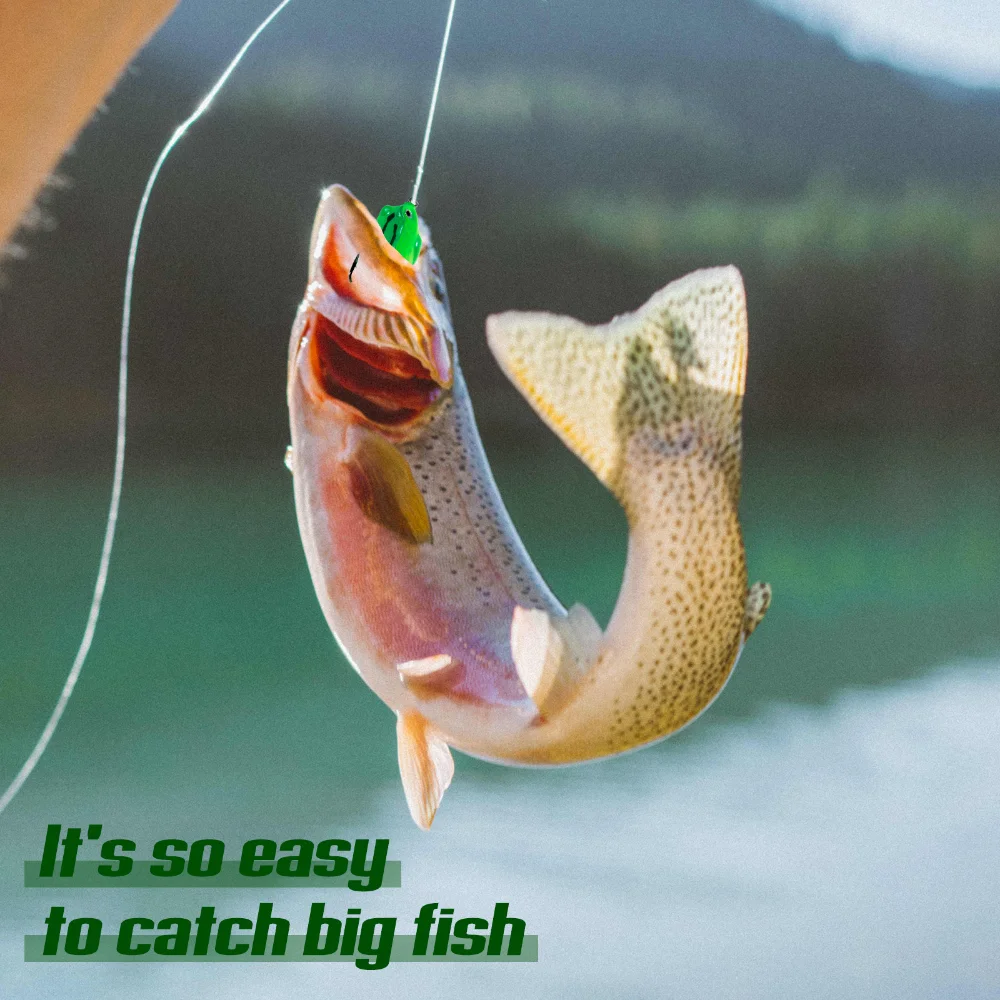 Goture-Kit de Señuelos de Pesca Topwater Wobblers, cebo blando, tipo RANA, para lubina, agua salada y dulce, 10/15 piezas - imagen 5